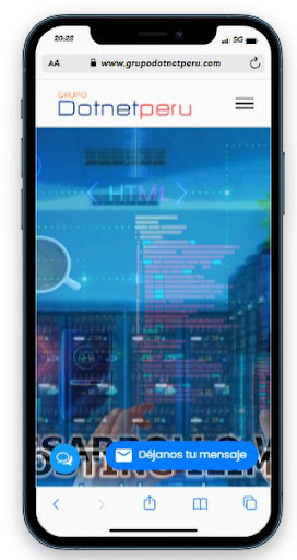 Android application Grupo Dotnetperu screenshort