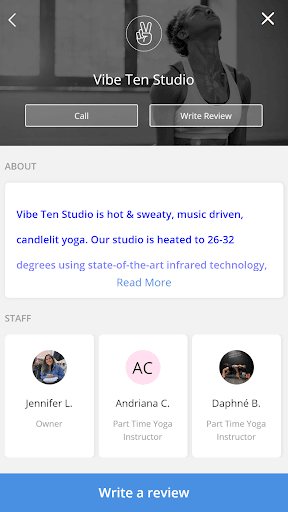 Android application Vibe Ten Studio screenshort
