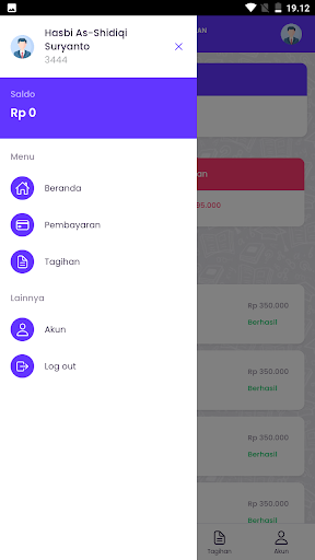Android application SD Muhammadiyah 2 Taman screenshort