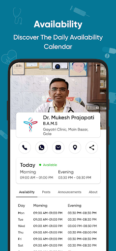Android application Dr. Mukesh Prajapati screenshort