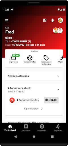 Clube AEC Screen 2