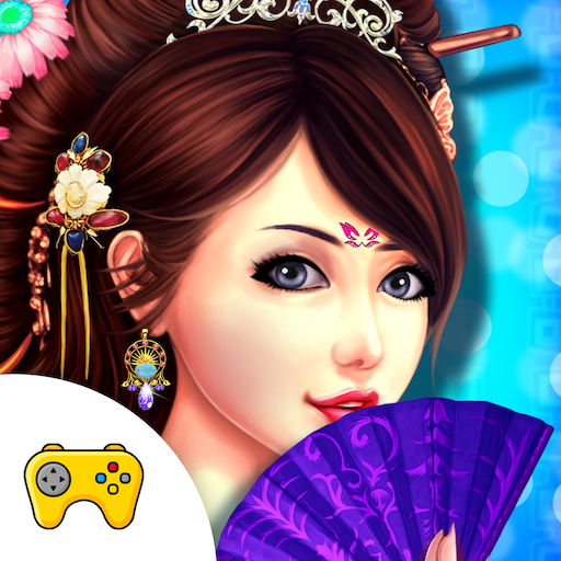 Chinese Girl Dressup Makeup  Icon