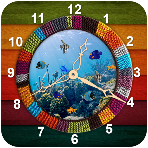 Clock Aquarium Live Wallpaper  Icon