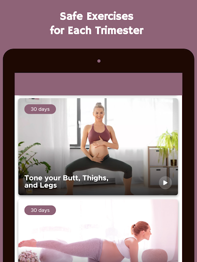 Screenshot of Exercise During Pregnancy
