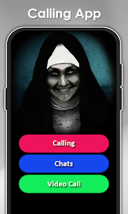 Scary Granny's Video Call chat