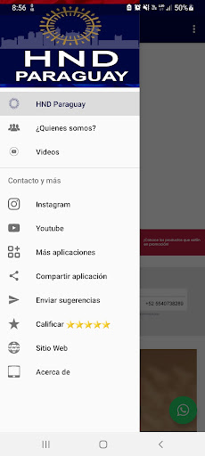 Android application HND Paraguay, Eventos Catálogo screenshort