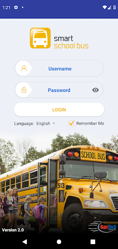 Android application Smart School Bus screenshort