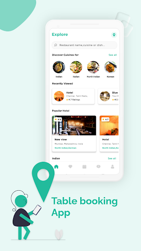 Android application Anytable screenshort