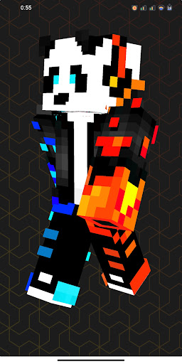 Ice Fire Skin For Minecraft PE Screen 2