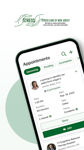 Android application Stress Care Clinic screenshort