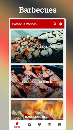 Android application Barbecue Grill Recipes screenshort