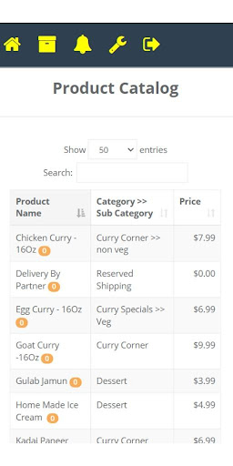 BistroManager Screen 3