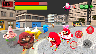 Ugandan Simulator. Knuckles 3D - Screenshot 1