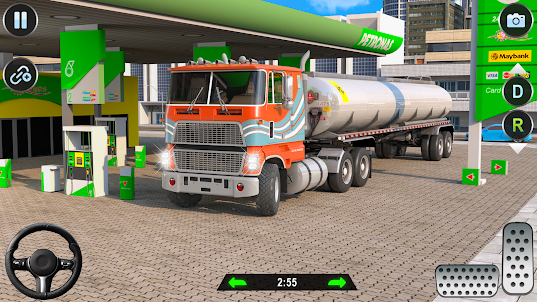 미국 트럭 드라이브 게임 3D