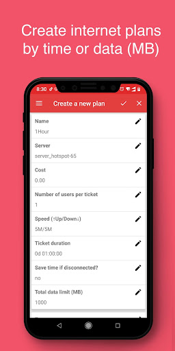 MikroTicket - sell your WiFi Screen 3