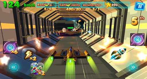 Android application Space Racing fun screenshort