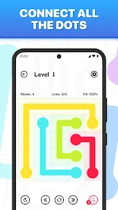 Lined - connect the dots game