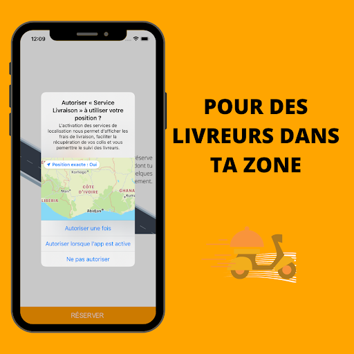 Service Livraison Screen 2