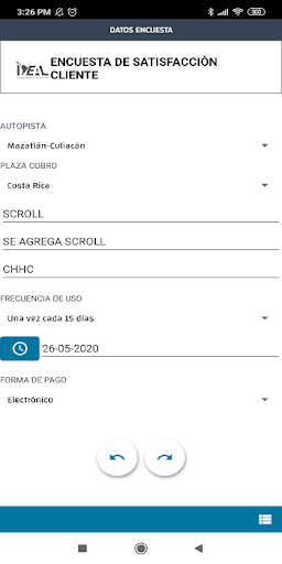 Encuesta Satisfacción Screen 3