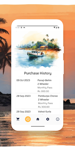 Goa River Navigation App Screenshot