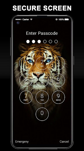 Tiger Wallpapers Lock Screen Screenshot 3 - AppWisp.com
