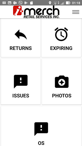 Android application Imerchmedia IMRS screenshort