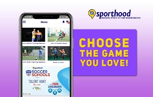 screenshot of Sporthood:Community Sports App