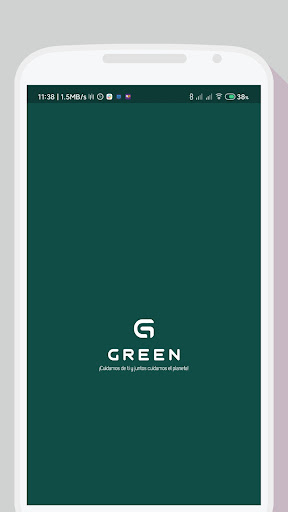 Android application Green screenshort