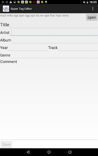 Super Tag Editor Screen 3