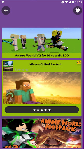 Anime World for Minecraft PE
