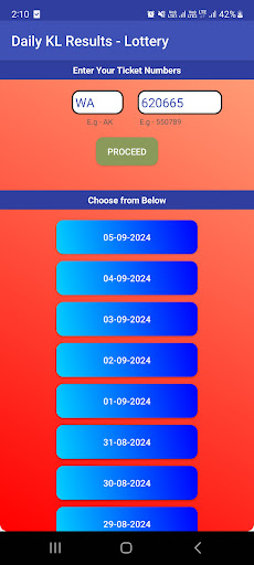 Daily KL Results - Lottery Screen 3