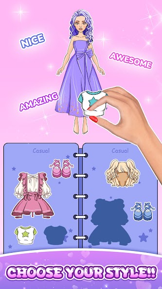 Fashion Paper Doll: Dress Up 1.5 APK + Mod (Unlimited money) untuk android