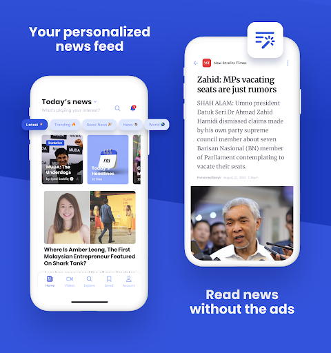Lumi News: Fast & Easy to Use Screen 2