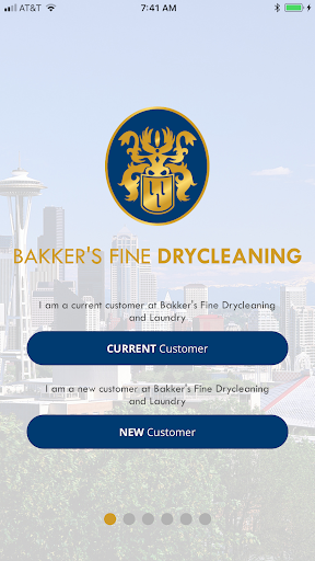 Android application Bakker's Fine Drycleaning screenshort