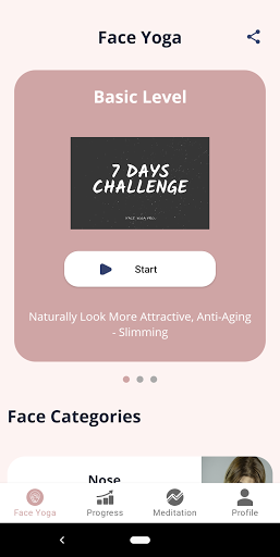 Facial Fitness - Face Yoga Screenshot 1 - AppWisp.com