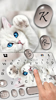 screenshot of Innocent Cute Cat Keyboard Theme