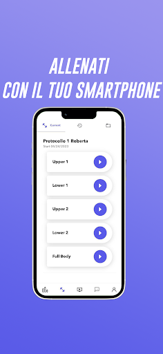 Android application Eli Di Virgilio Fitness screenshort