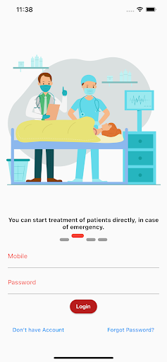 Android application My Medical ID - Doctor screenshort