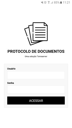 Android application Protocolo Documentos Digital screenshort