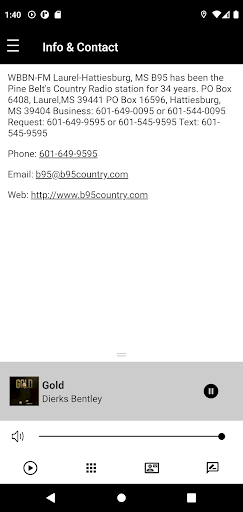Android application KZ94.3 - WKZW screenshort