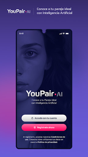 Android application YouPair: Tu Pareja Ideal + IA screenshort