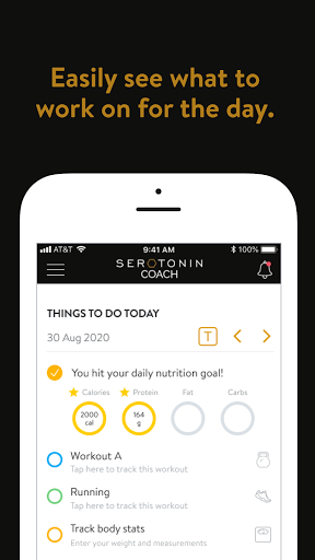 Android application Serotonin Coach screenshort