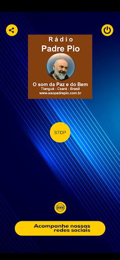 Android application Rádio Padre Pio screenshort