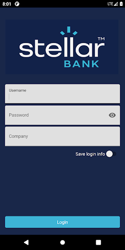 Android application Stellar Bank mRDC screenshort