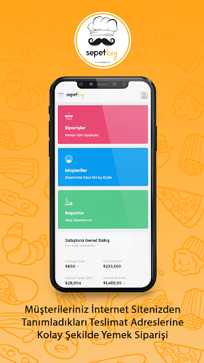 Android application SepetKEY screenshort