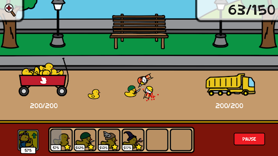 Snímek obrazovky Duck Warfare