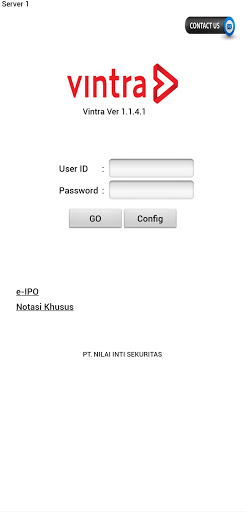Android application VINTRA - MOBILE TRADING screenshort