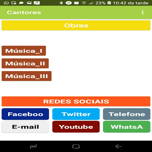 Android application Arca screenshort