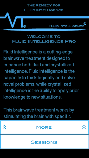 Android application Fluid Intelligence Pro screenshort