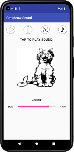 Android application Cat Meow Sound screenshort